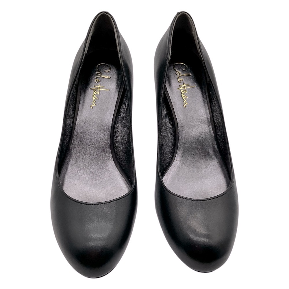 Cole Haan Air Lainey Black Leather Pump Heels D3912 Size 7B - Picture 2 of 8